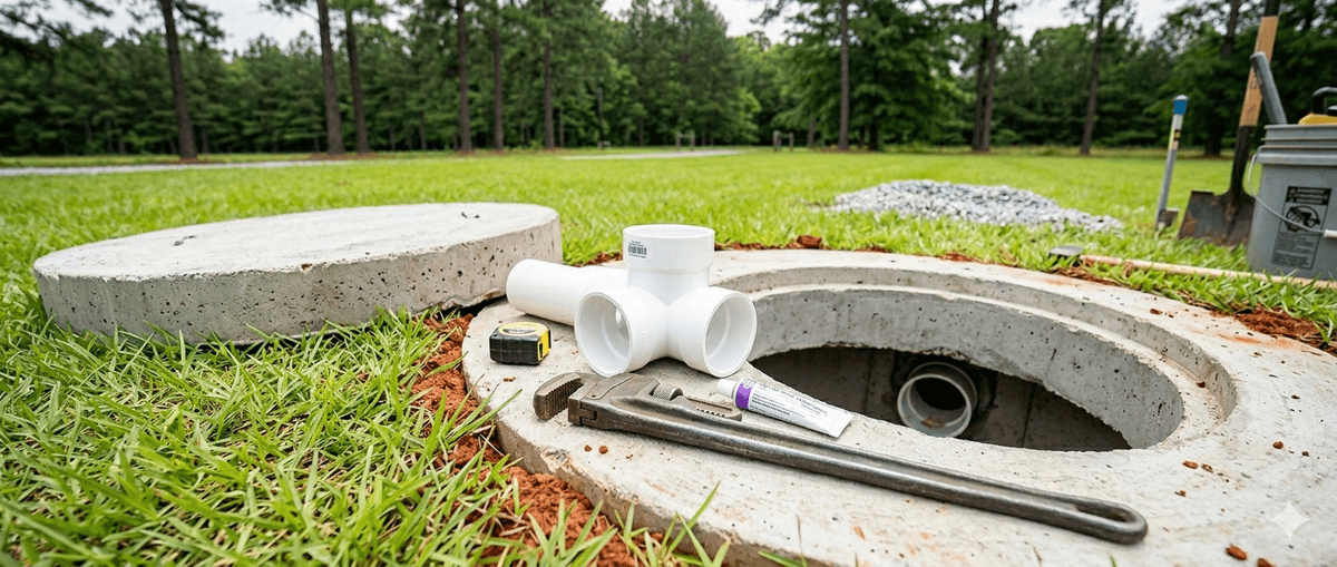 Septic system repair